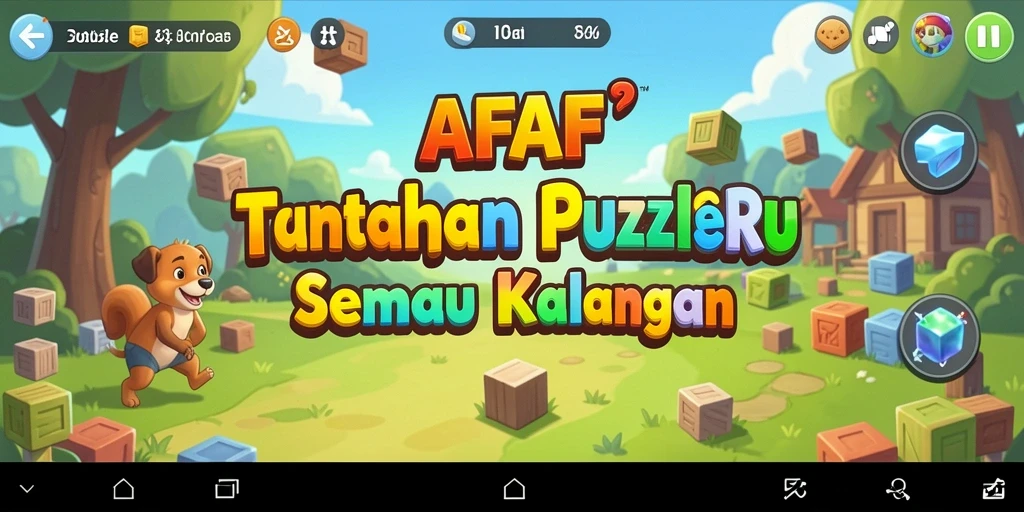 Tampilan gameplay AFAF yang menantang dan menyenangkan.