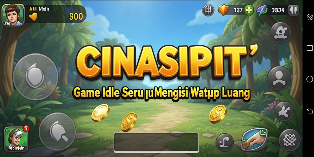 Tampilan gameplay CINASIPIT yang menarik dan penuh warna.