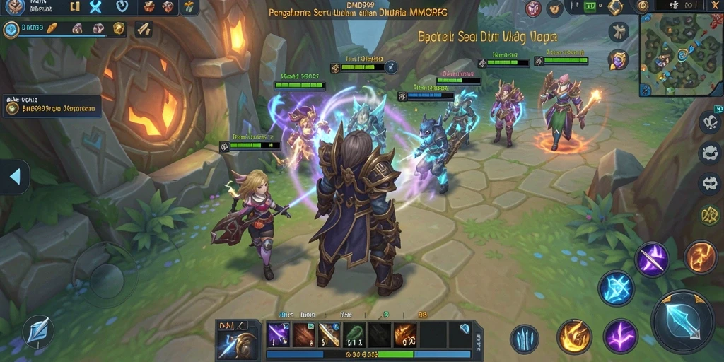 Tampilan gameplay yang menarik dari DMD999 dengan karakter dan lingkungan yang memukau.