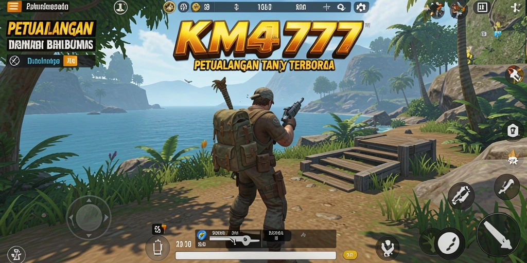 Tampilan gameplay yang menarik dari KM777 dalam dunia Open World.