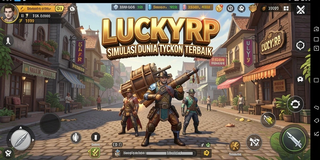 Tampilan apik gameplay LUCKYRP yang memukau.