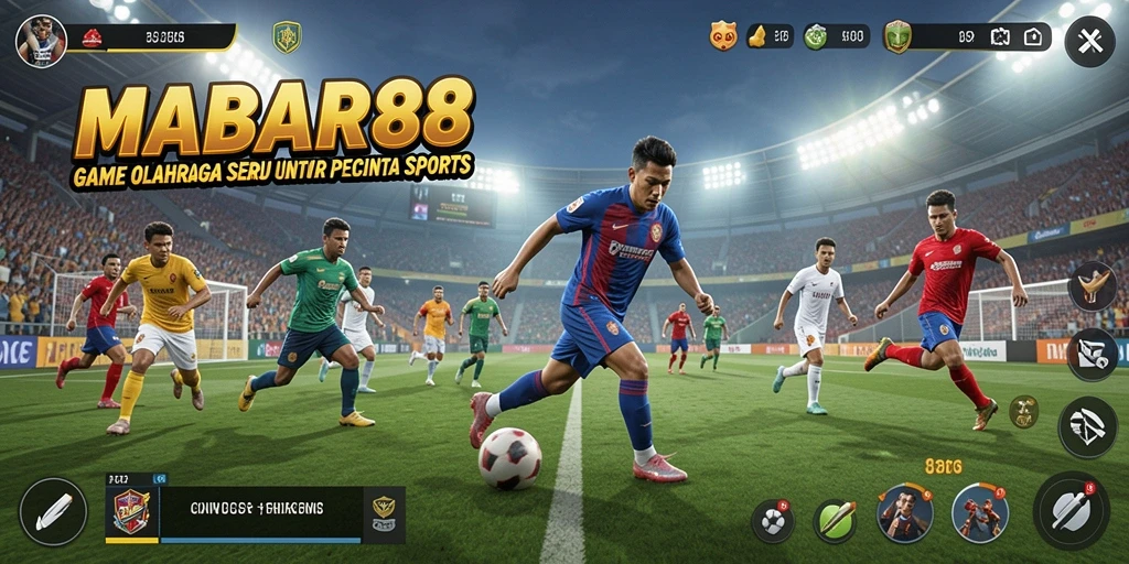 Tampilan menyerukan dalam gameplay MABAR88 yang mendebarkan.