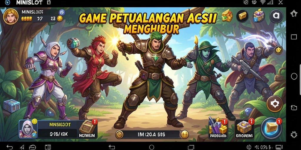 Gameplay seru dalam MINISLOT yang penuh aksi dan petualangan.