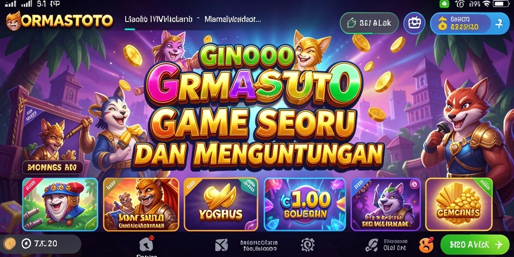 Tampilan menarik saat bermain game Slot ORMASTOTO.
