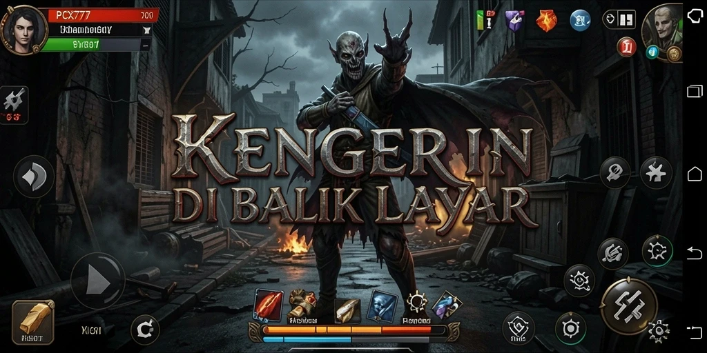Gameplay menakutkan di PCX777 dengan suasana dan grafis menyeramkan.