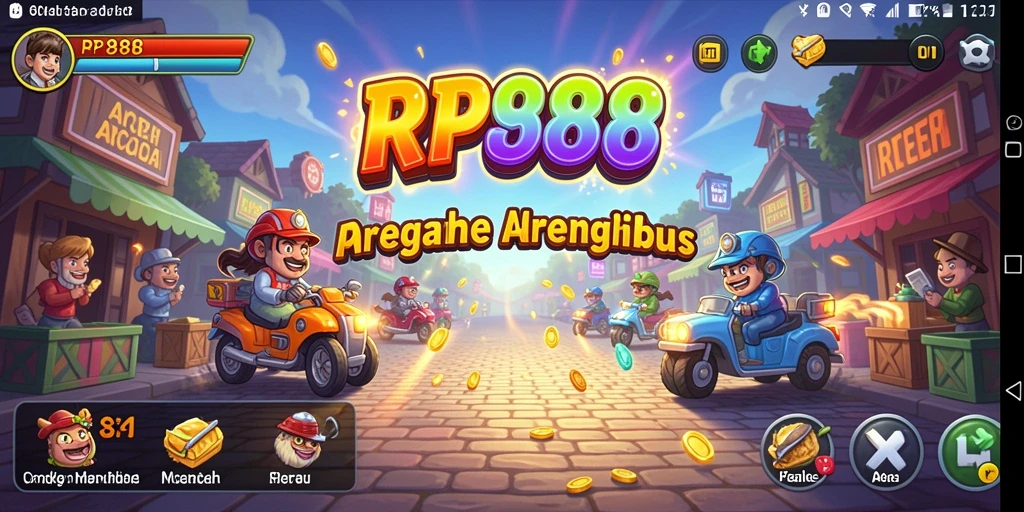 Tampilan gameplay RP888 yang penuh aksi dan tantangan.