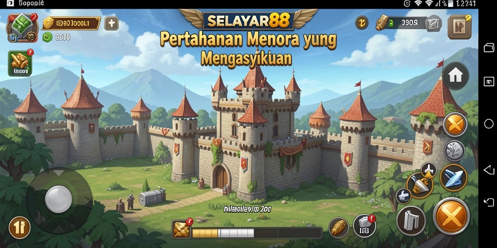 Gameplay Tower Defense yang menegangkan dan penuh strategi.