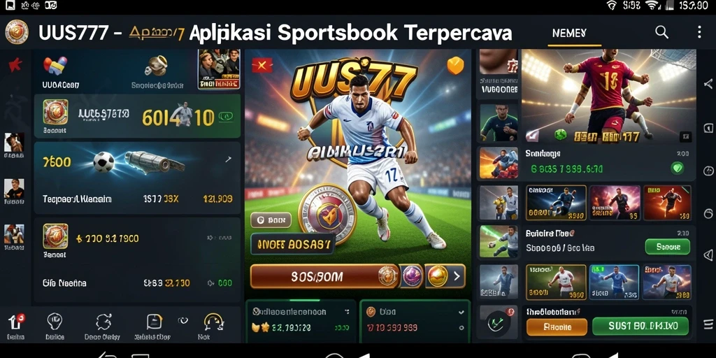 Tampilan antarmuka intuitif UUS777 saat taruhan olahraga.