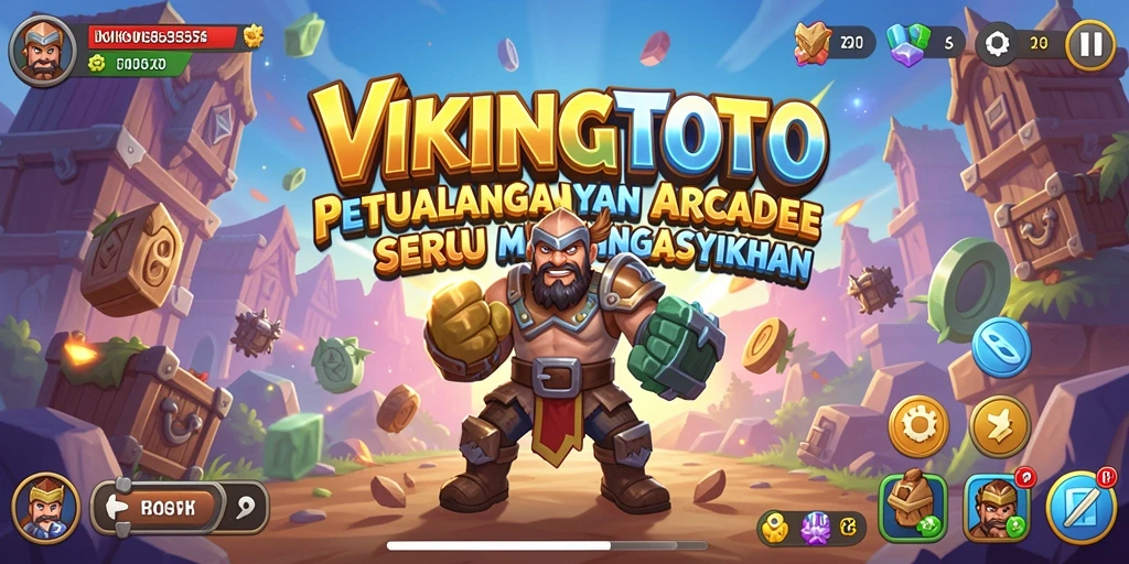 Screenshot VIKINGTOTO menampilkan aksi seru dan penuh tantangan dalam gameplay Arcade.